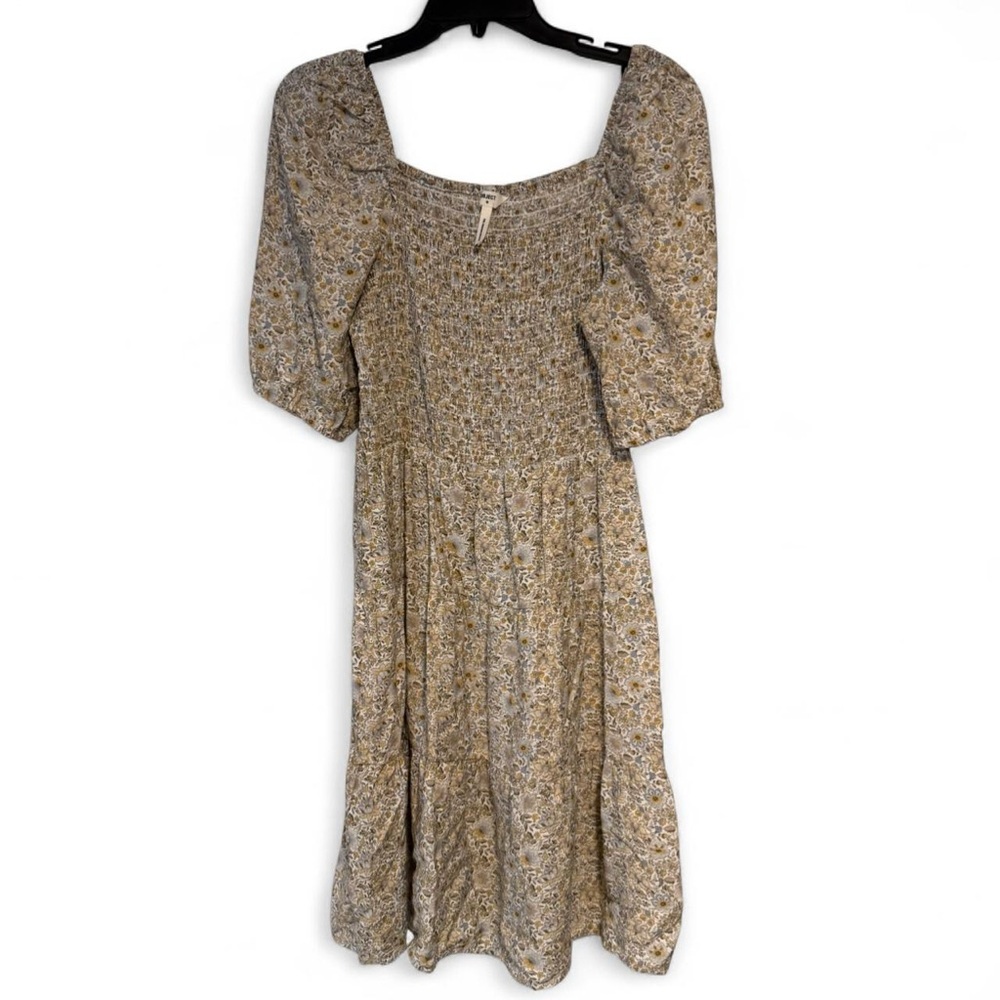 Object Smocked Floral Mini Dress | Puff Sleeve Cottagecore